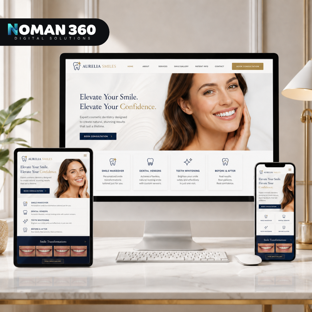 Aurelia Smiles — Premium Cosmetic Dentistry Website