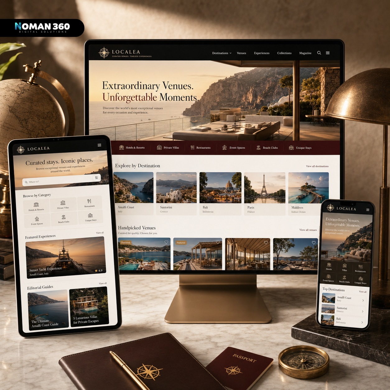 Localea — Luxury Travel & Curated Venues Website