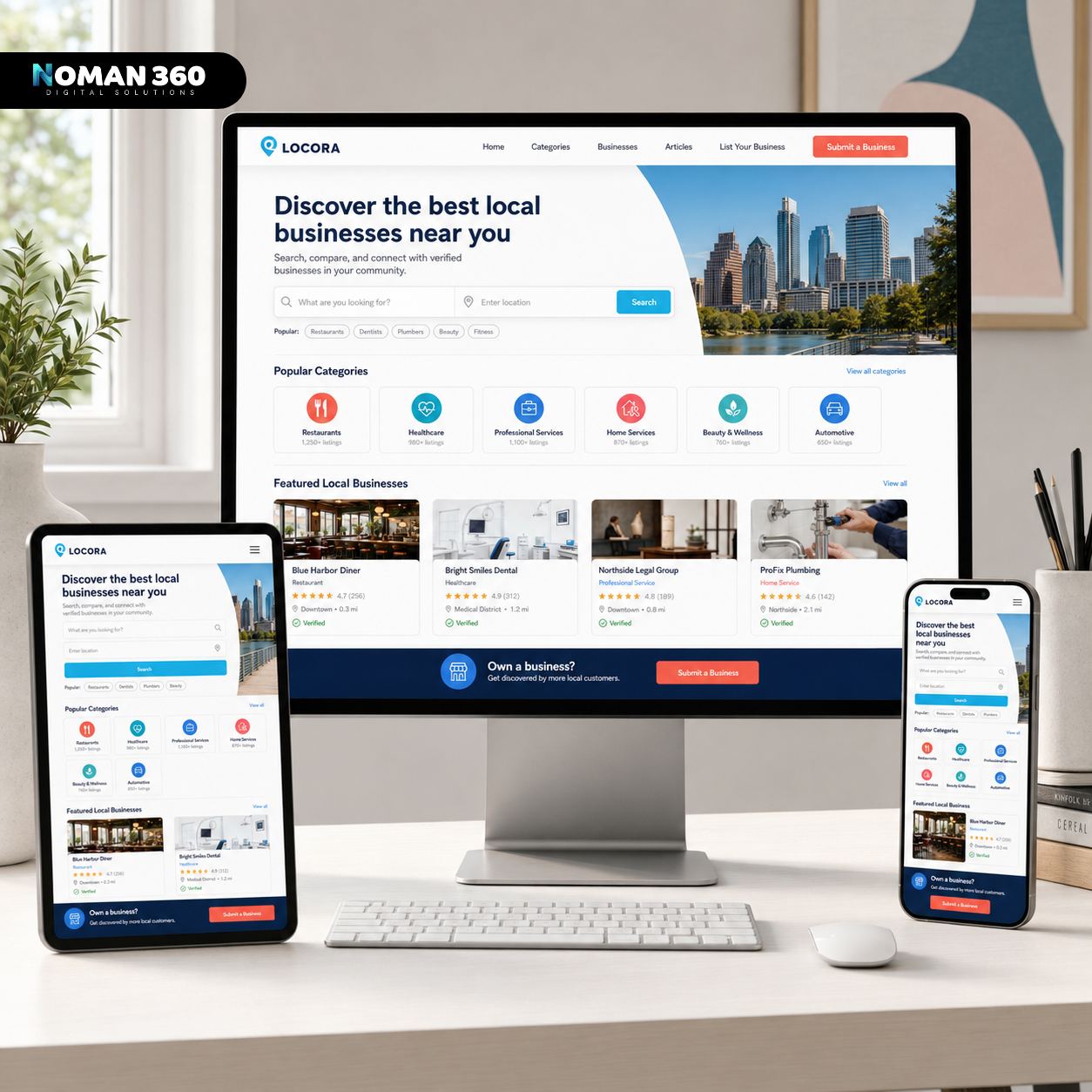 Locora — Local Business Directory & Discovery Platform