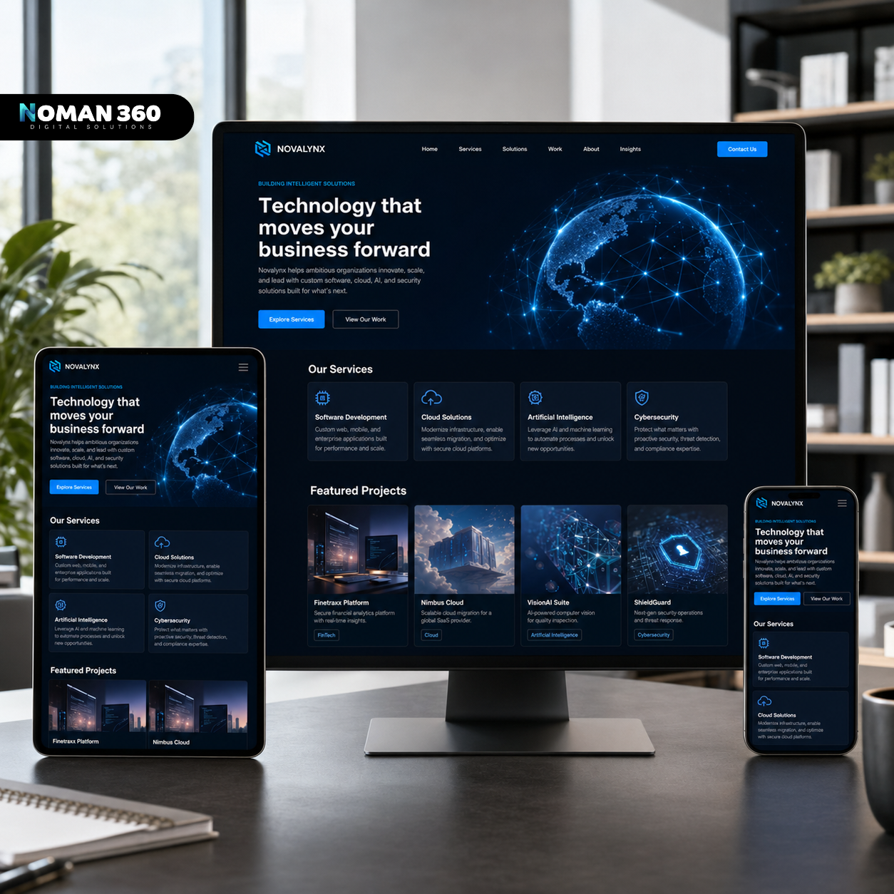 Novalynx — Technology & Digital Solutions Company Website