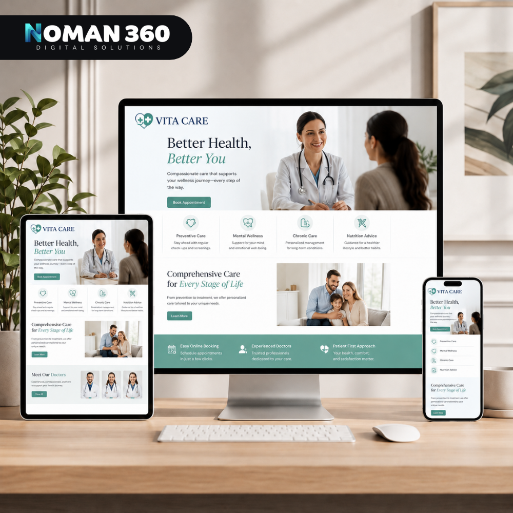Vita Care — Modern Family Healthcare Website