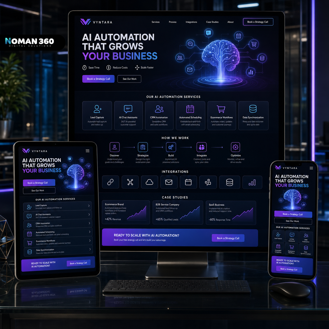 Vyntara — AI Automation & Business Systems Website